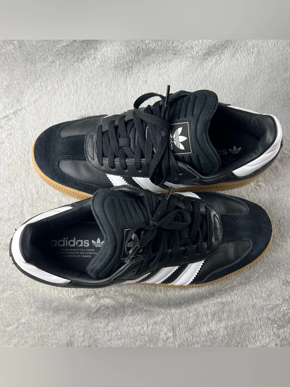 Adidas Originals Samba XLG Men Size 11 US White Royal Blue Panton Shoes IE9182